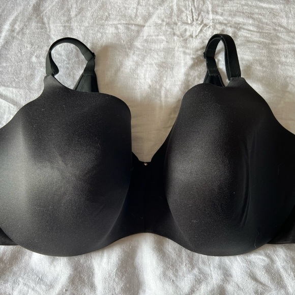 Cacique Black Full-Coverage Bra with Molded Cups - Picture 1 of 5